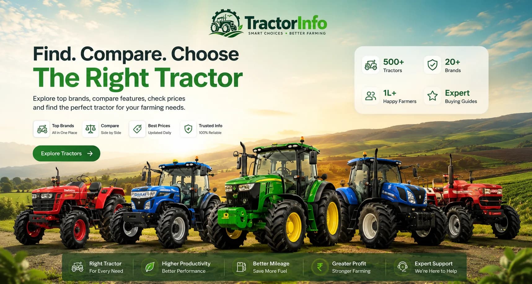 TractorInfo tractor comparison and discovery